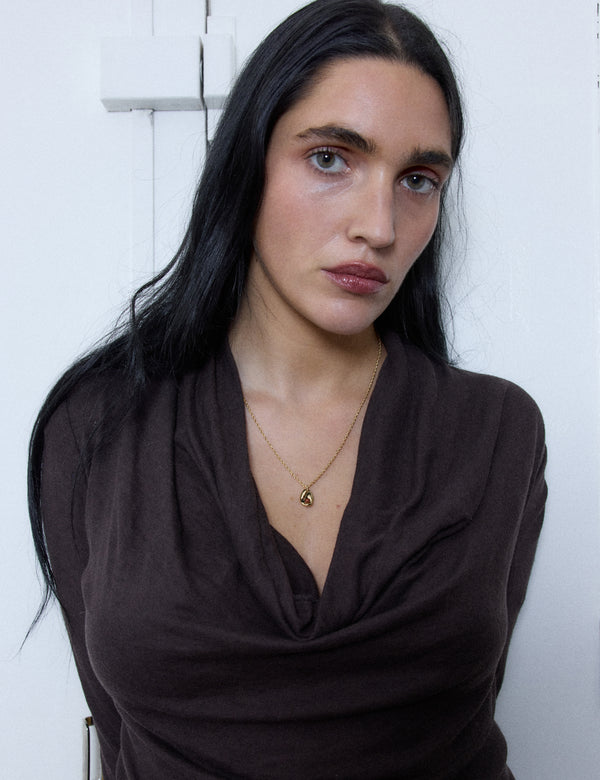 Necklace Le Pétale jaspe