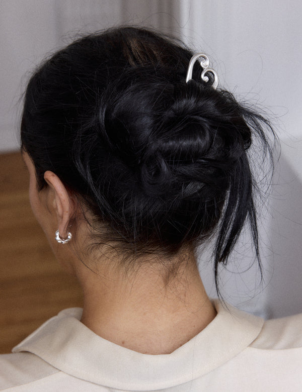 Pic à cheveux Les Volutes