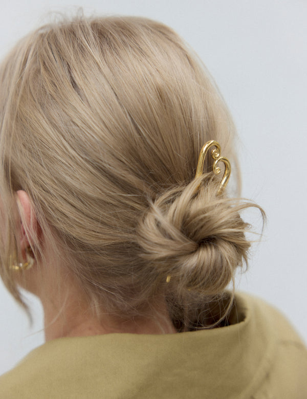 Pic à cheveux Les Volutes