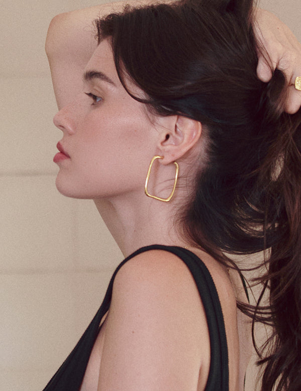 GEORGIA - LARGE HOOP EARRINGS